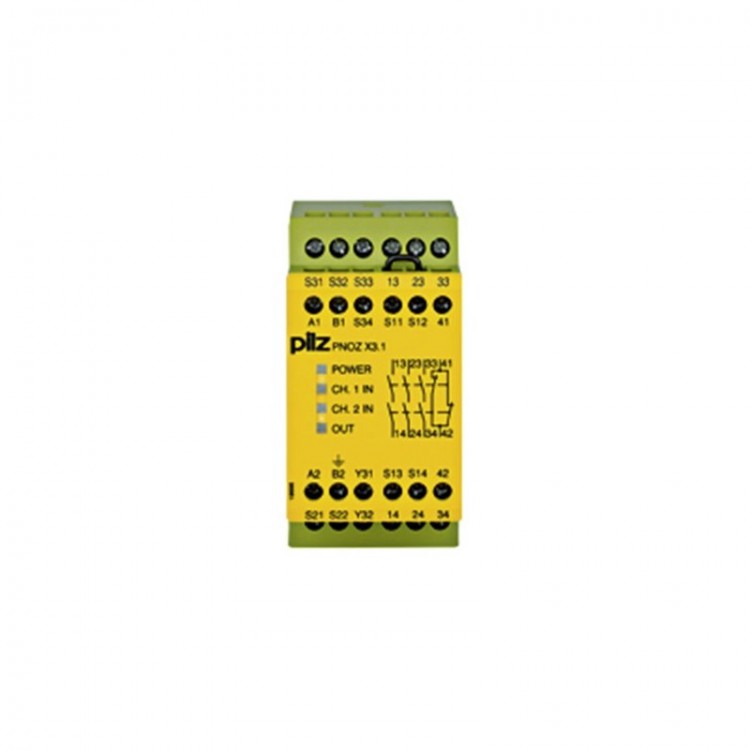 774322 - Pilz - PNOZ X3.1 240VAC 24VDC 3n/o 1n/c 1so