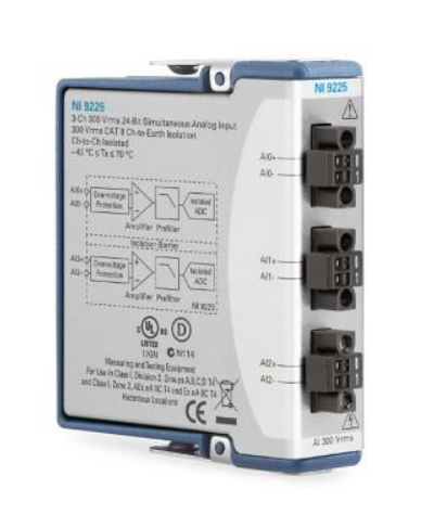 NI (EMERSON) -  780159-01    NI 9225 3-Ch +/-300V Not available for sale in the EU and UK due to a compliance issue.