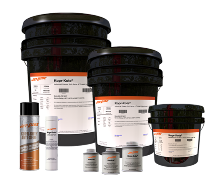 Jet-Lube - KOPR-KOTE - 10004 - Antiseize 454 gr brush top can