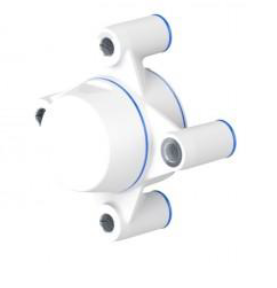 NGI - Bearing house XB4FC52(White)-SSB25 mm(Front)-CL(White)-OS(White)