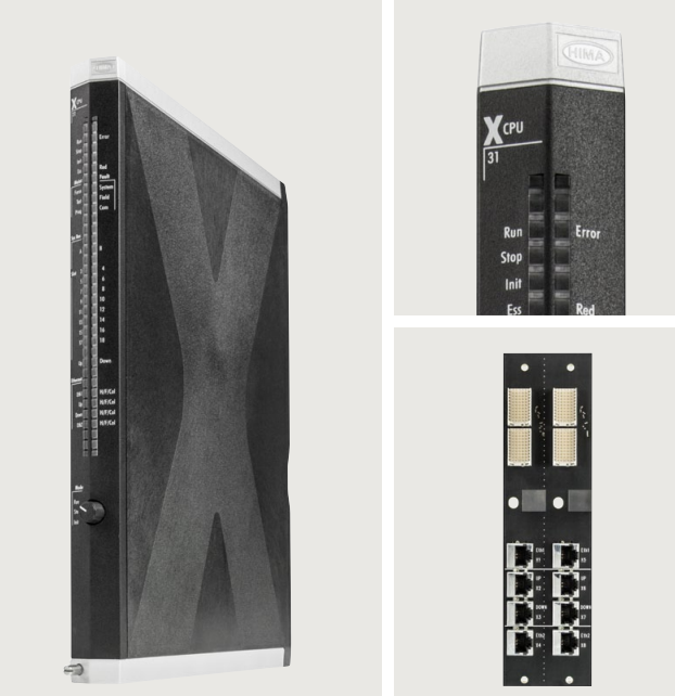HIMA - X-CPU 31 - 985210246 - Processor module for small and midsize safety applications (2x RJ-45, SIL 3/ Cat. 4/PL e/ CENELEC SIL4)