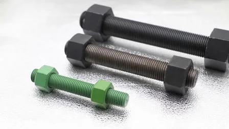 BEA - STUD BOLT ASTM A194 7L(S3) L7 /7 M 16 x2 x 100 - XYLAN 1424 BLUE