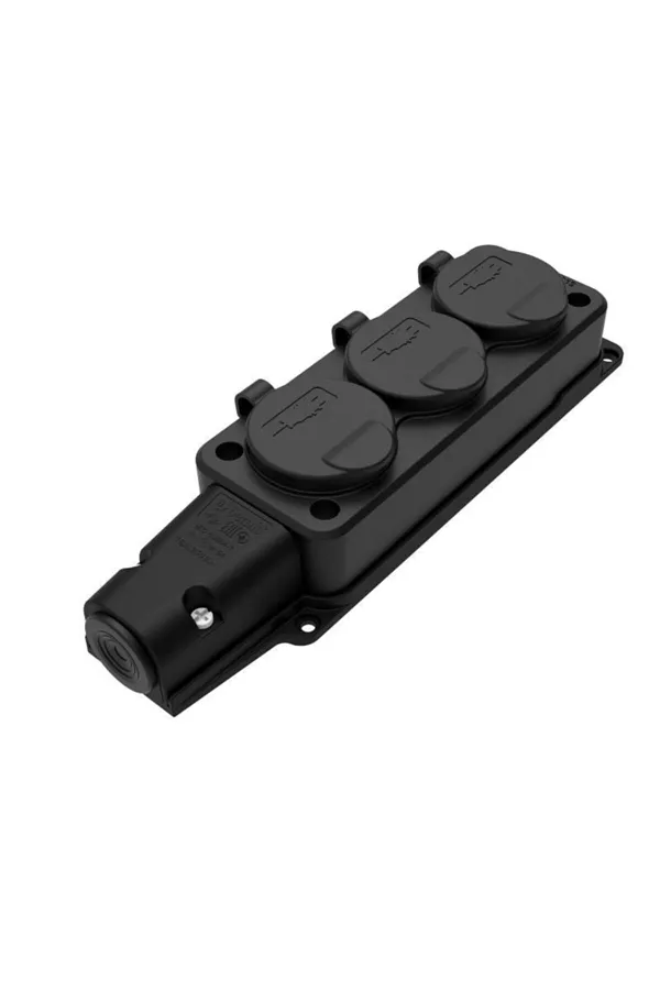 BEMİS - BK1-1402-2311 Monophase Rubber Series 1x16A. (2P+E) 200/250V. Extension Socket IP44