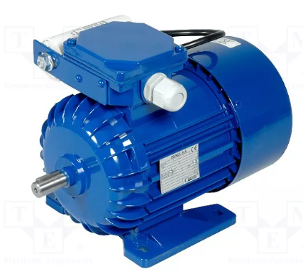 Besel - SEMh80-4B2 - Single-phase electric motor with a permanent capacitor, 20 microfarads, 450 V, for the water pump of a 120 sewing machine - 50hz 1360rpm 220/240 V