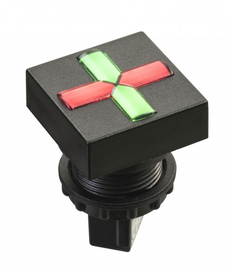 COMELETRIC -  CUTTER INDICATOR SUS09-Q 220V DC230V AC RED/GREEN