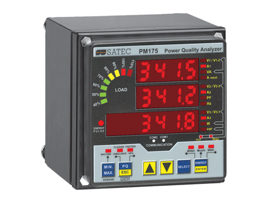 SATEC - Power Quality Meter  PM175-LED-5-50HZ-ACDC