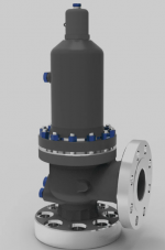 Sarasin-RSBD - 9BX3IFHAR1LSX3Z - Relief valve with flanged end connection, conventional type