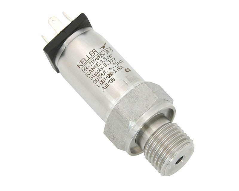 Keller - P35X 0-100 bar absolute measurement 2-wire, RS485 output Souriau series 8525 connector (Bayonet connector) type pressure sensor