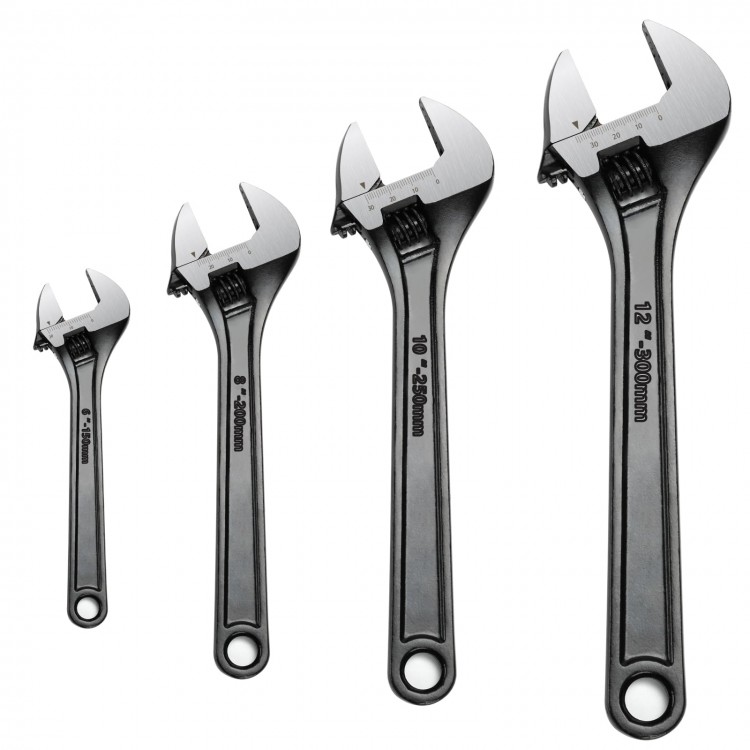 thumbnail image 2 of 3 Pieces Adjustable Wrench Set Hand Spanner, Shifter Movable Spanners Repair Hand Tool, 6-inch, 8-inch, 10-inch 2 of 14
