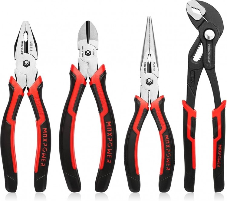 Craftsman - PLIERS SET, 8-INCH DUCKBILL, 7-INCH JAW CUTTER, 8-INCH LINESMAN, 8-INCH LONG NOSE, MODEL NO. 31799 Customized