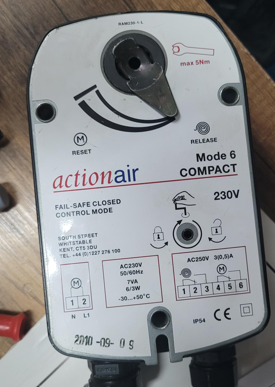 SWEGON - ACTUATOR M6 A60 230V COMPACT