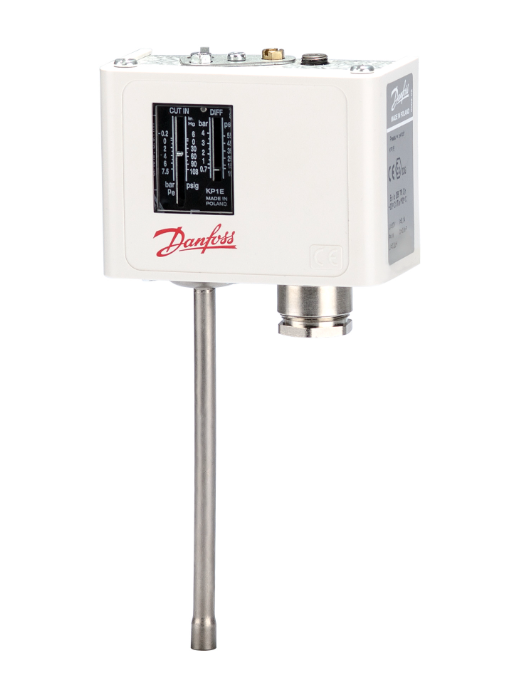 Danfoss - KP7EW HP2 pressure switch, soldered design, setting 18 bar, hysteresis 4 bar - ATEX II 3G Ex ic IIB T6 Gc design