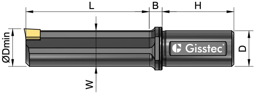Gisstec - IN-08-P6/P9 diamond tip