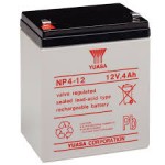 Yuasa - Item No.: NP4-12 - 4Ah – 12V ("NP" series battery – sold in packs of 10)
