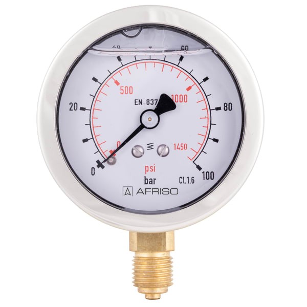 AFRISO - Model: RF63Gly D701 - Order: 85122701 - MANOMETER 0/250bar