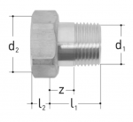 GF JRG - GENERIC ITEM - FLAT SEAT UNION DN50 - 350332201