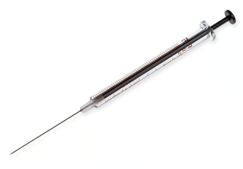 HAMILTON - 500 µL, Gastight Syringe, Luer Tip Cemented Needle (LTN), PN: 81217