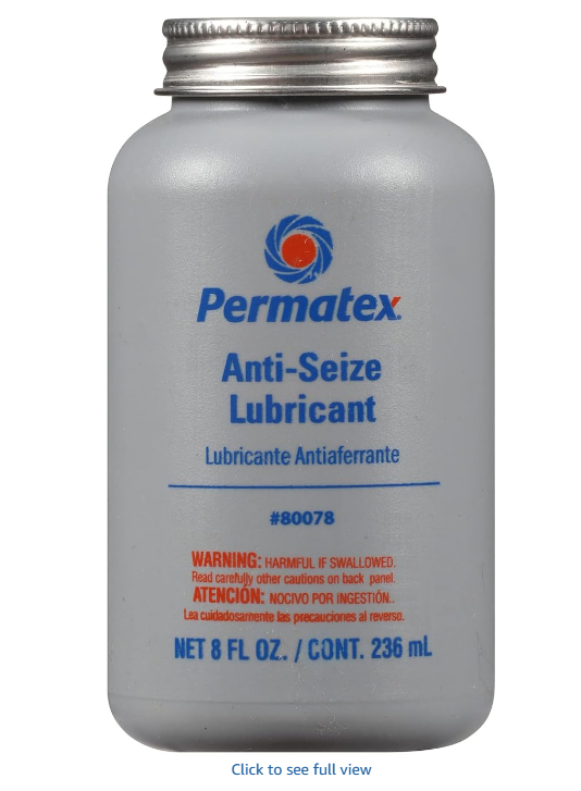 Permatex - 80078 Anti-Seize Lubricant with Brush Top Bottle, 8 oz