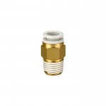 SMC - KQ2H08-01AS FLAT FITTING 1/8-8 MM