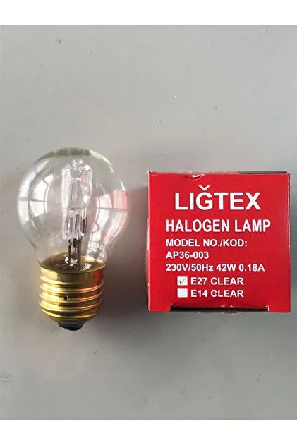 LIĞTEX - 27 42w halogen bulbs (oven bulbs)