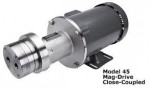 Liquiflo - 4-Series Gear Pump, Model 45S6333N100 (Mag-Drive, Close-Coupled, 316 Stainless Steel / Alloy-C / Titanium construction)
