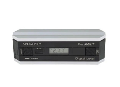 SPI - SPI TRONIC PRO 3600 Digital Level Protractor Inclinometer, With 0.01° Resolution - 31-040-9 - Angle Gauges