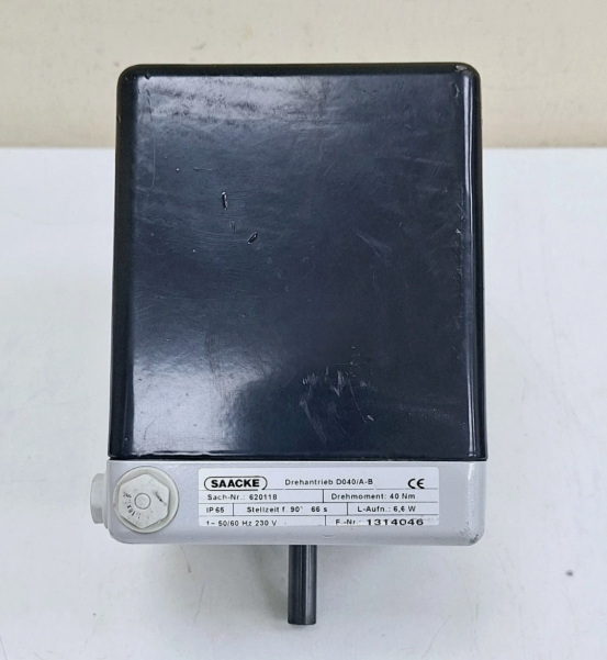 Saacke - D025/A-B control module and servodrive mounting bracket - Application: primary air servometer